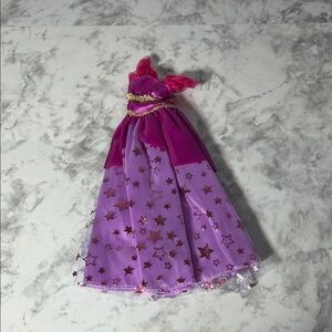 Purple Starry Dress for Dolls